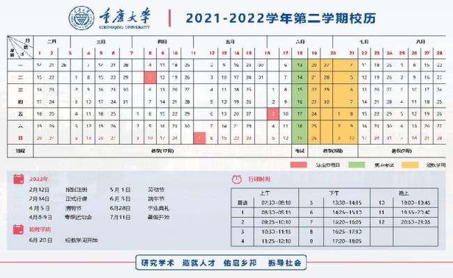 2022浙江海洋大学放寒假时间表