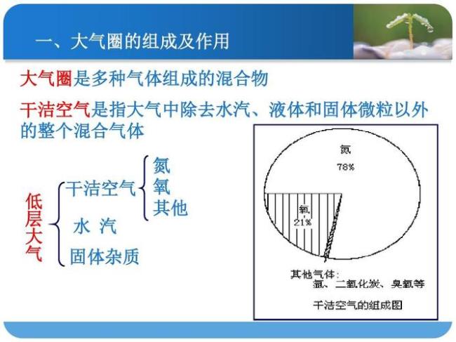 大气是有什么组成的