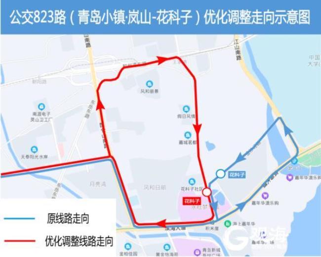 青岛黄岛区1路公交路线查询