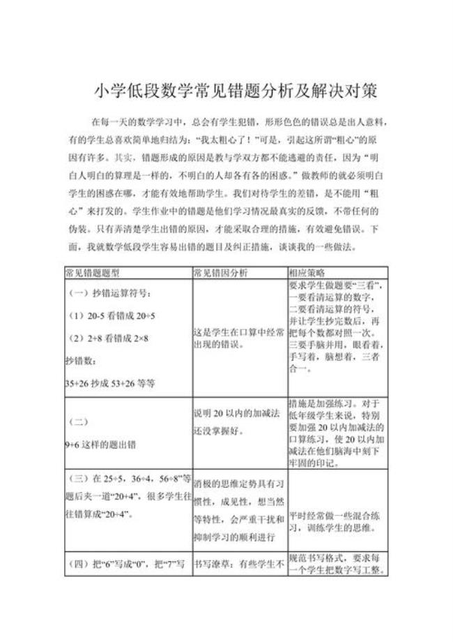 错误原因分析怎么写