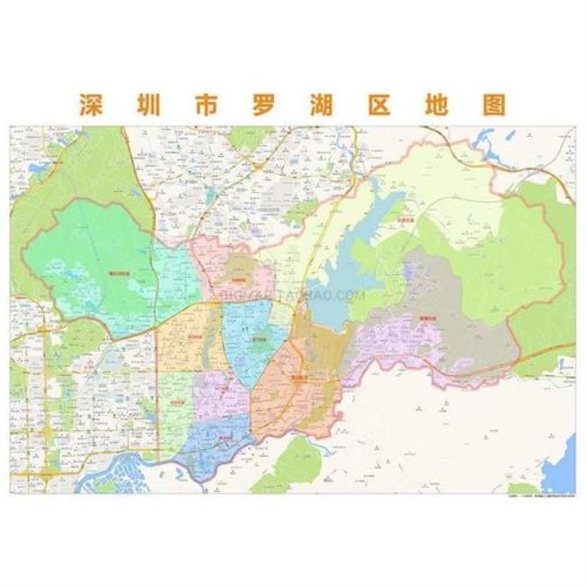 深圳市各区地图