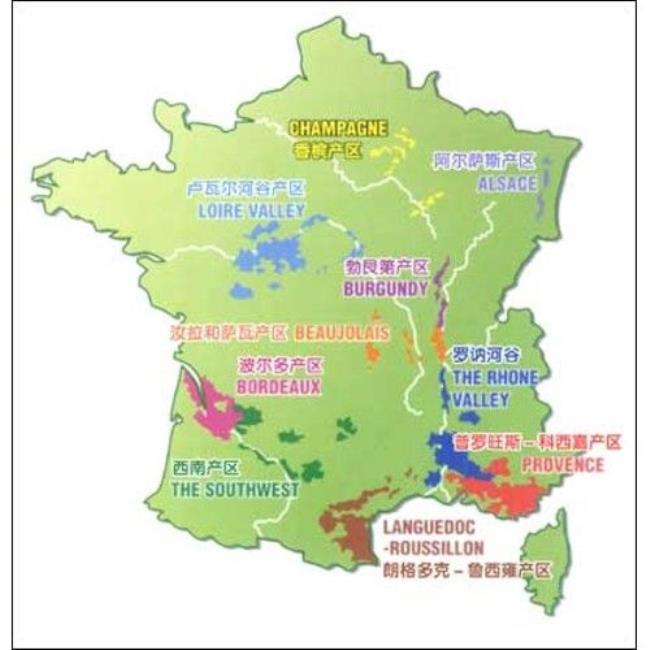法国气候类型图