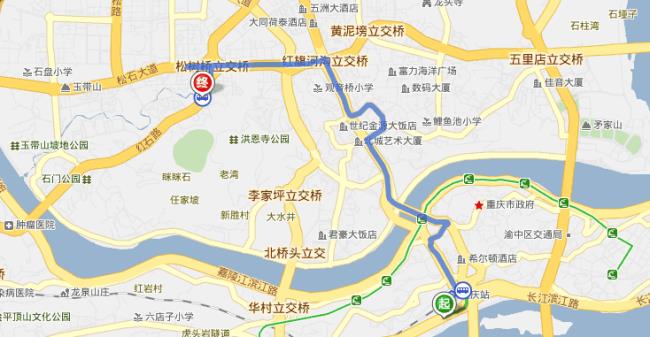 重庆354路公交新线路