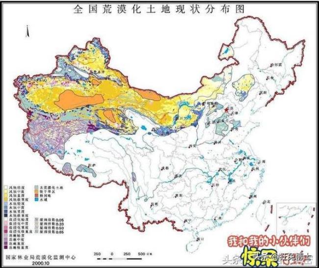 中国的沙漠分布在哪些省