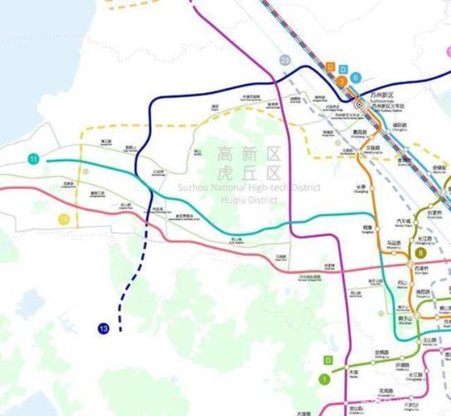 苏州地铁5号线延伸段站名