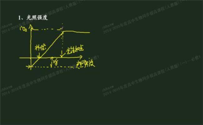 什么是光饱和点和补偿点