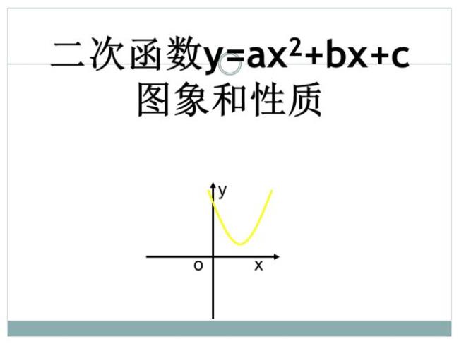 y=c的图像和性质