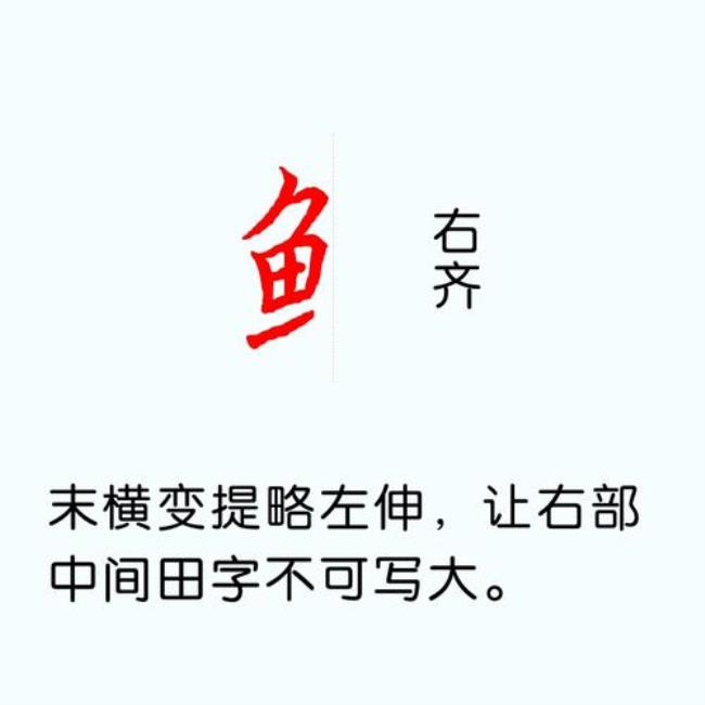 鱼和鲁偏旁部首结构是什么