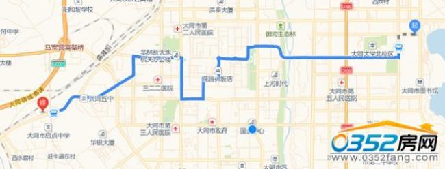 大同棚户区同盛大酒店坐几路车