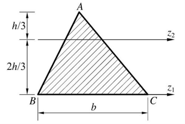 直角三角形的形心怎么算