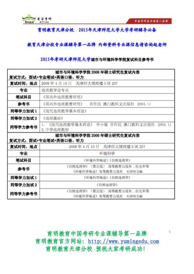 师范生考研需要哪些资料