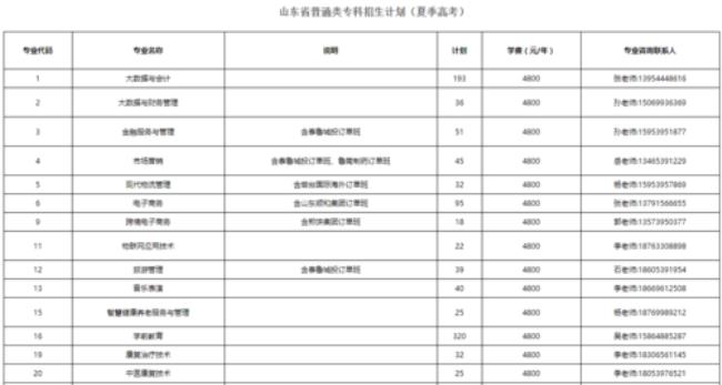 临沂职业学院和大专有什么区别