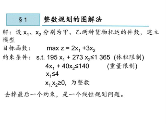 0-1型整数规划的解法