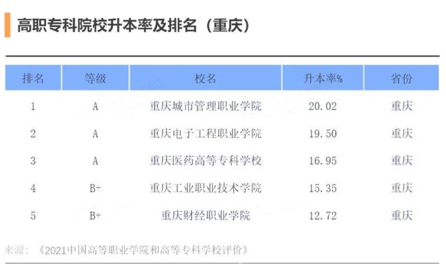 重庆有那些可以专升本的学校