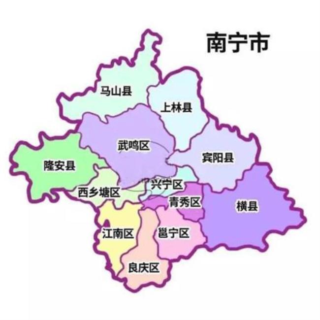 武鸣区市区面积