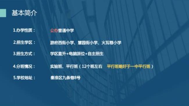 南京哪些初中招收外市学生