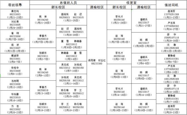 盐城师范学院寒假什么时候放