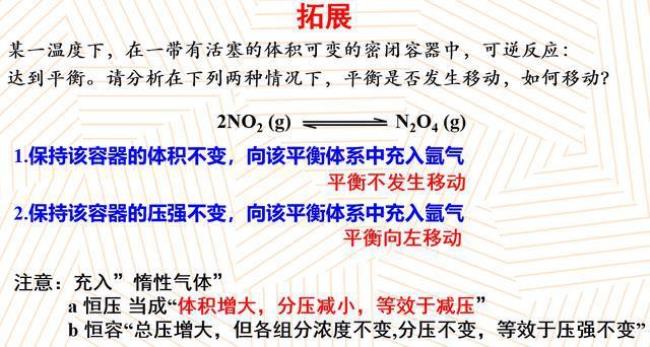 化学平衡与压强的几种情况