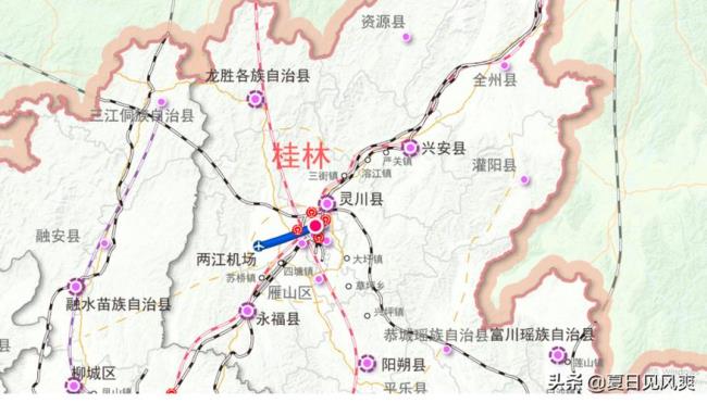 广西桂中桂北划分图