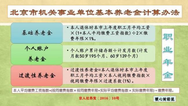 2022年退休教师养老金计算方法