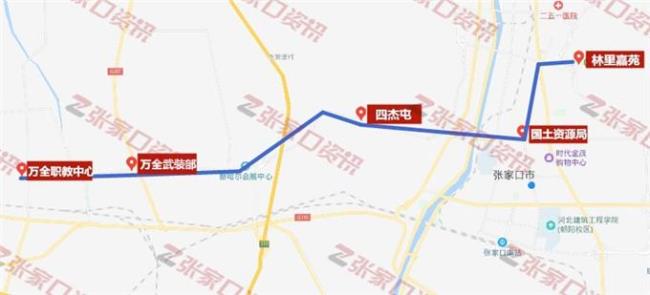 张家口10路公交车路线