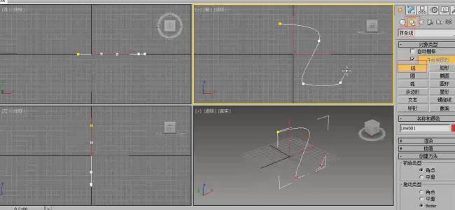 3dmax怎么用样条线向上