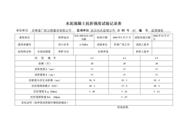 po52.5水泥3天强度标准