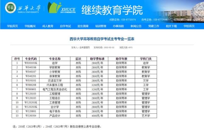 c1自考学费一般为多少