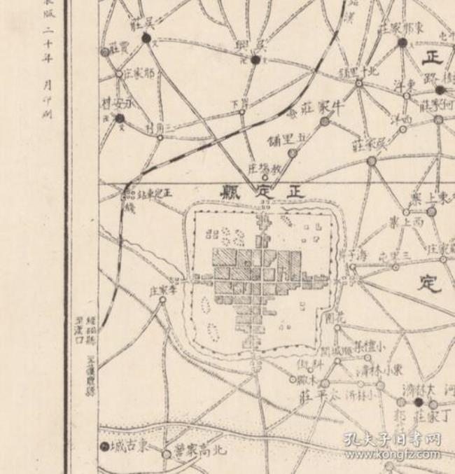 河北省正定县距无极县多少公里