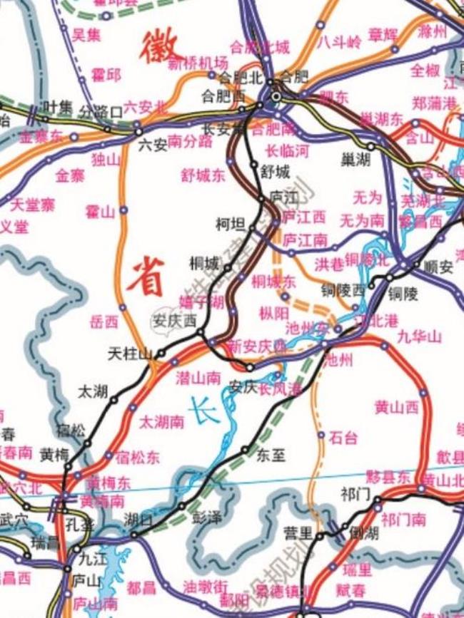 新京九高铁经过合肥哪个站