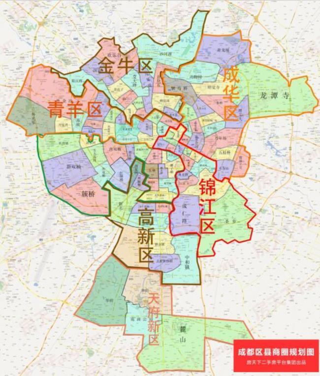 四川省成都市有几个区县有哪些