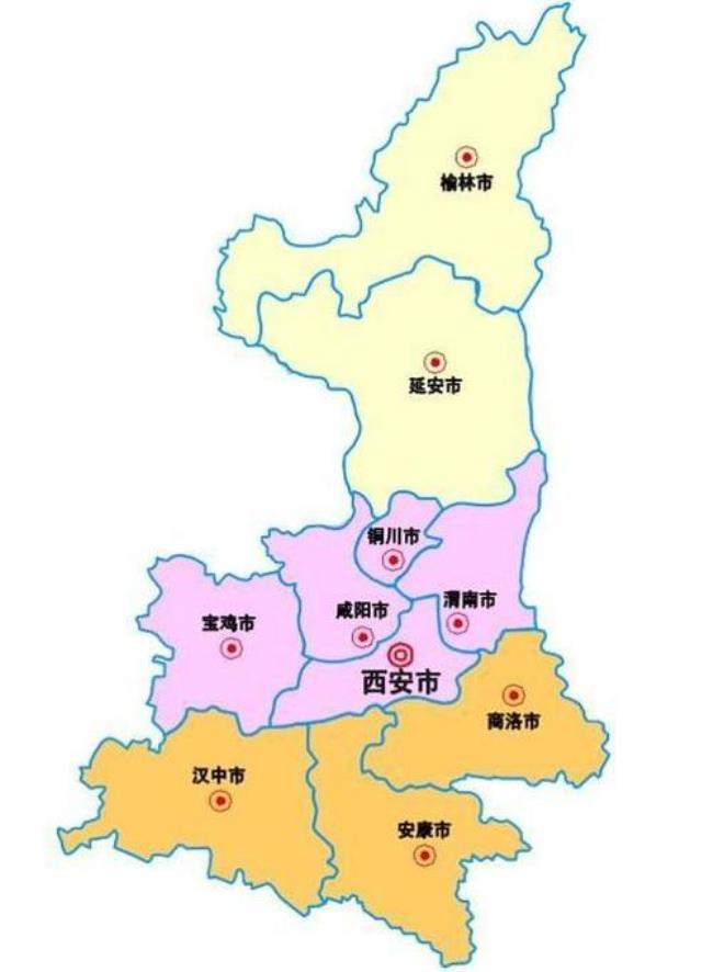 宝鸡市行政区划图