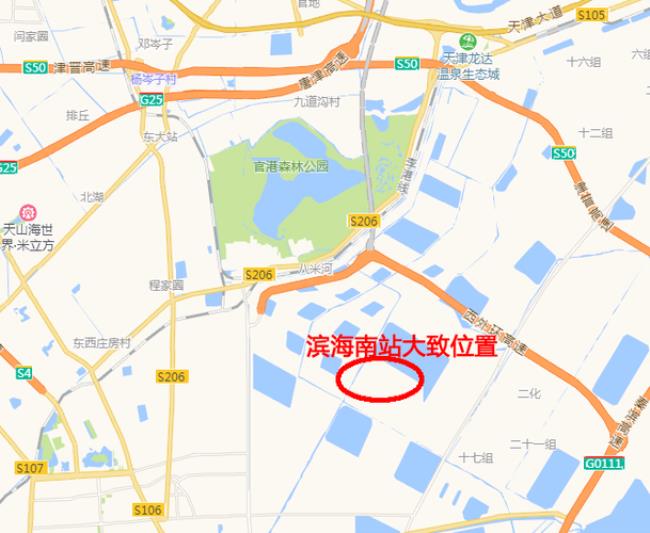 天津南高铁站距离大港区有多远