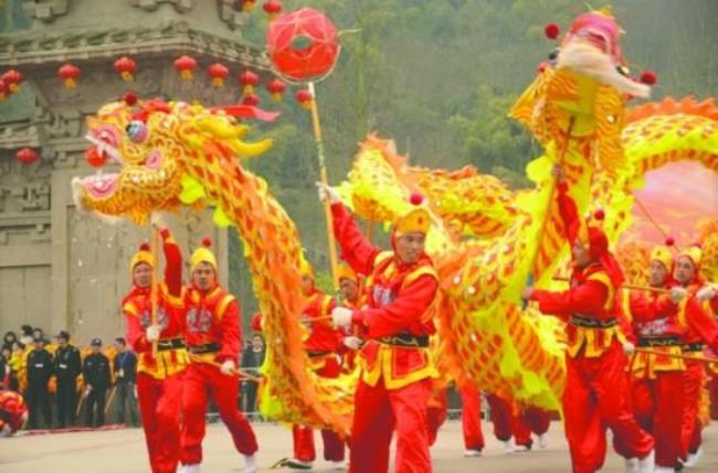 舞龙闹花灯放鞭炮是什么节日