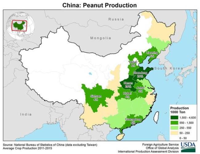 全国三大粮食主产省