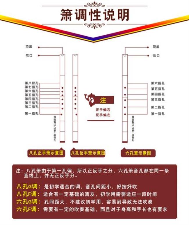 f调洞箫各调指法