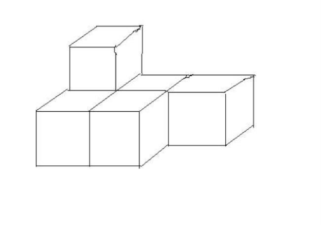 4个小正方体可以拼成大正方体吗