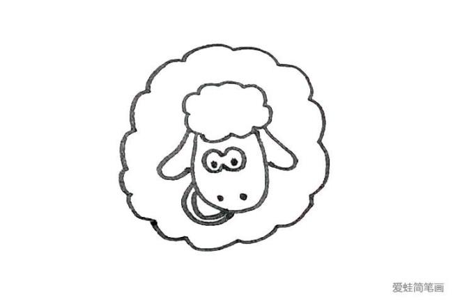 sheep简笔画
