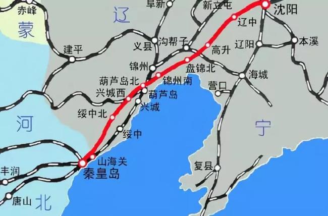 沈阳有几条高铁线路