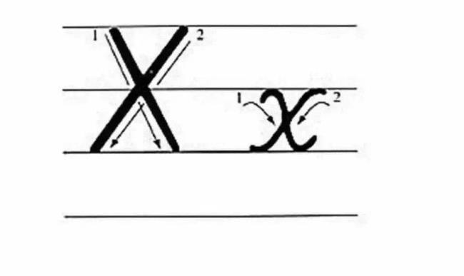 大写字母g的笔顺示范