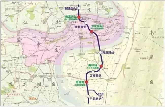 重庆轨道4号线西延线通车