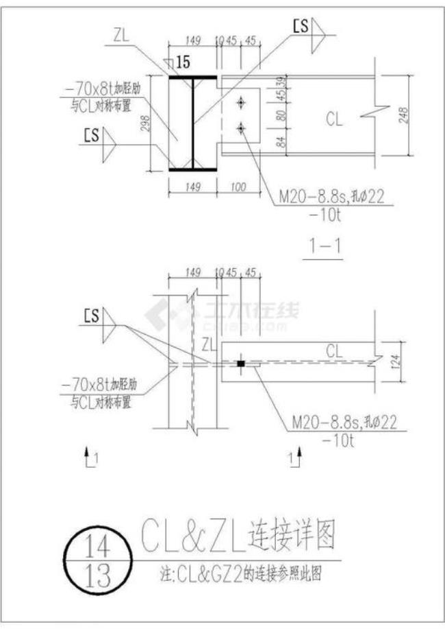 钢结构节点图怎样看