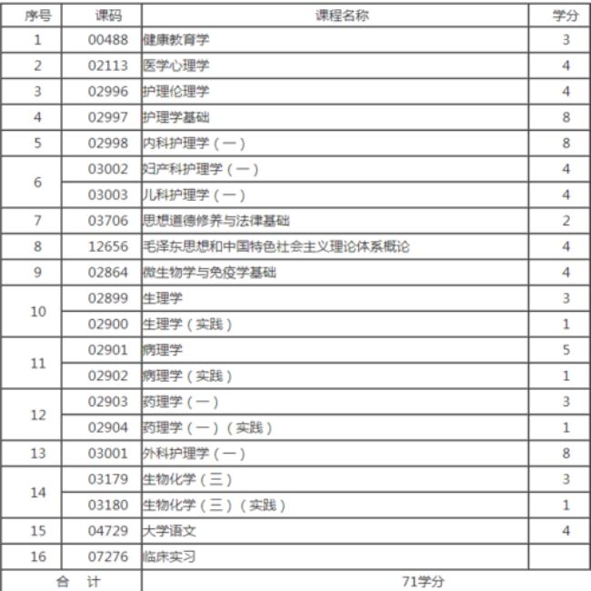 专科护理技术项目包括那些