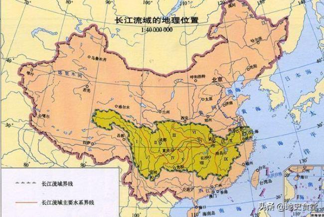 中国第三长河地理地图