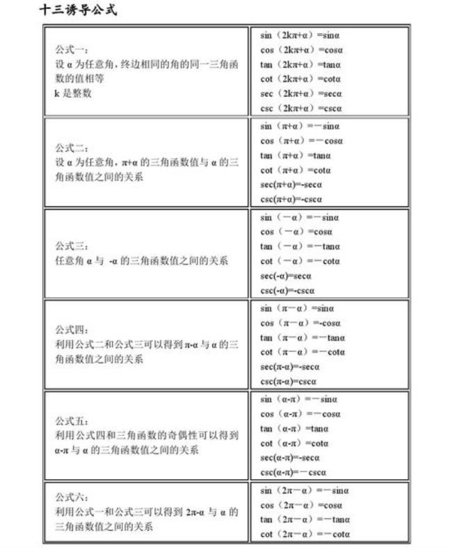 三角函数53度的公式