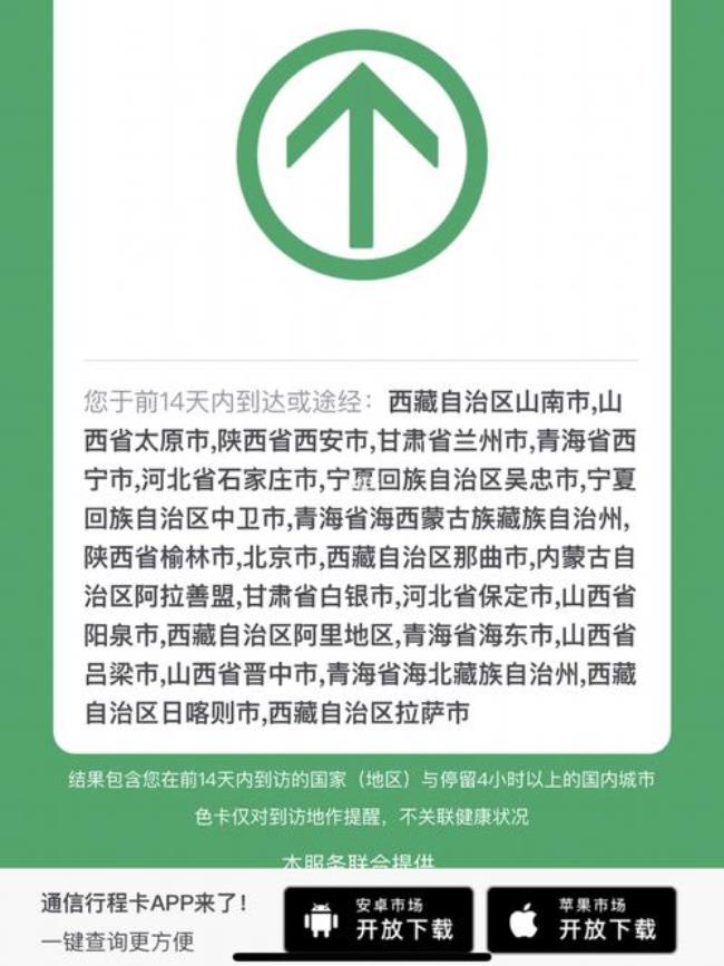 行程码14天后自动消失吗