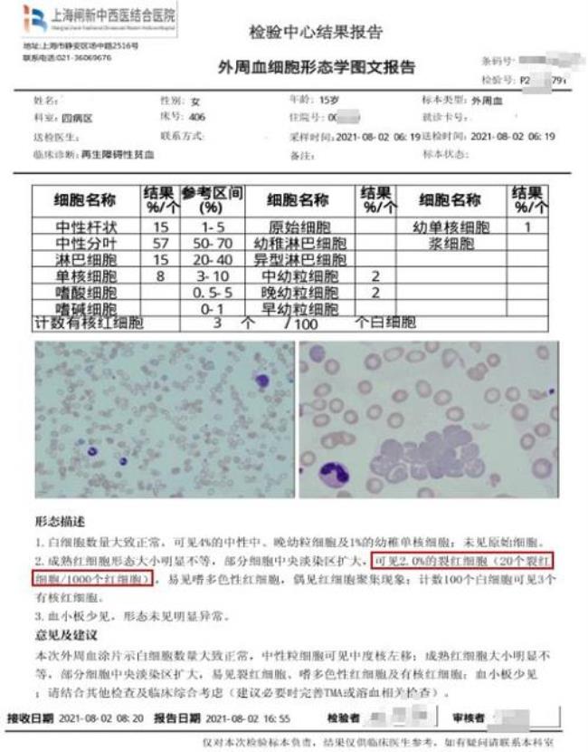 有核红细胞百分比偏高怎么回事