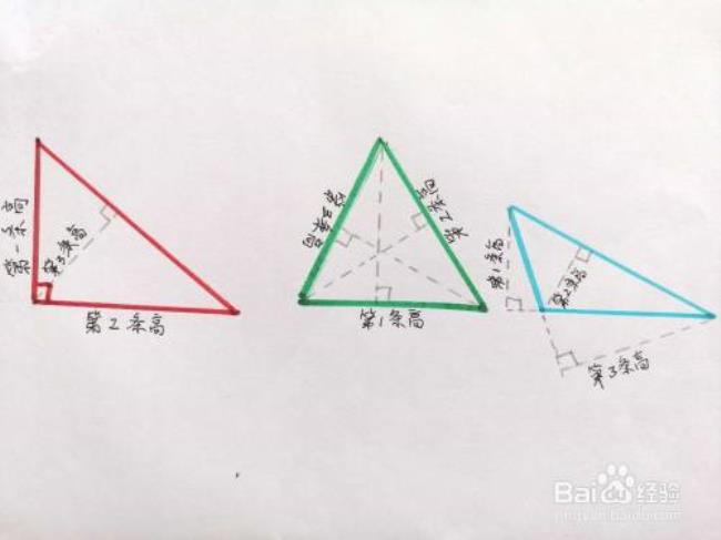 直角三角形哪个是高