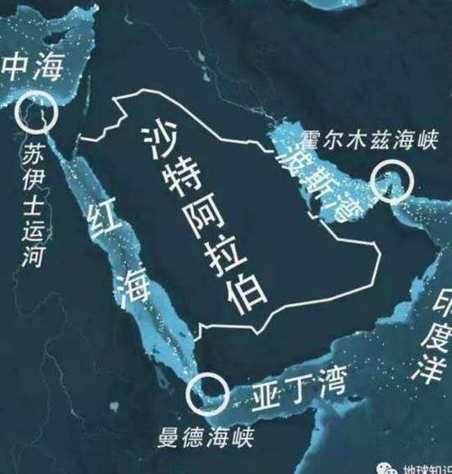 红海海峡地图位置