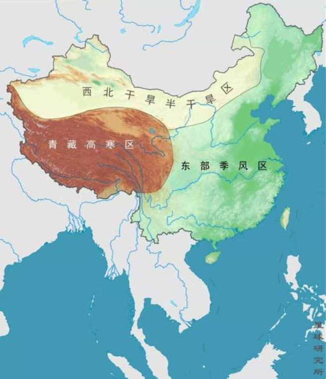 中国东部地区地理特点